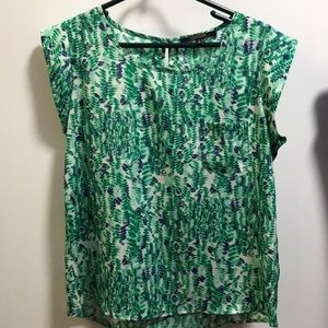 19 Cooper- Cap sleeve blouse